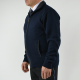 SWETER ZAPINANY NA ZAMEK GRANATOWY