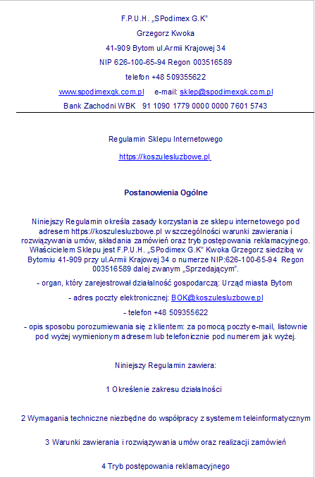 regulamin 24.08.14