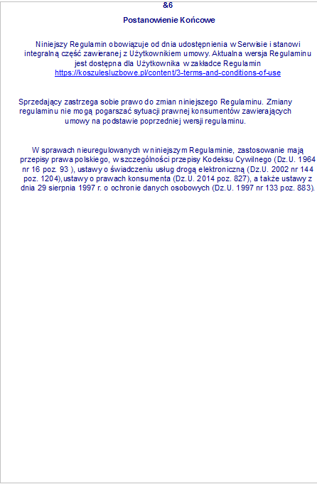 regulamin 6